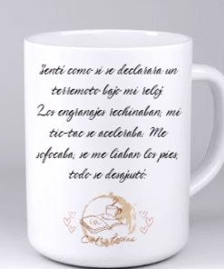 Taza Literaria "La mecánica del corazón"