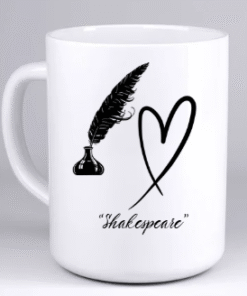 Alternative view of Taza frase William Shakespear – Tazas de Libros con citas literarias